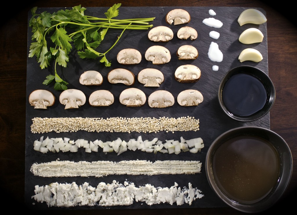 Mushroom Quinotto - Ingredients